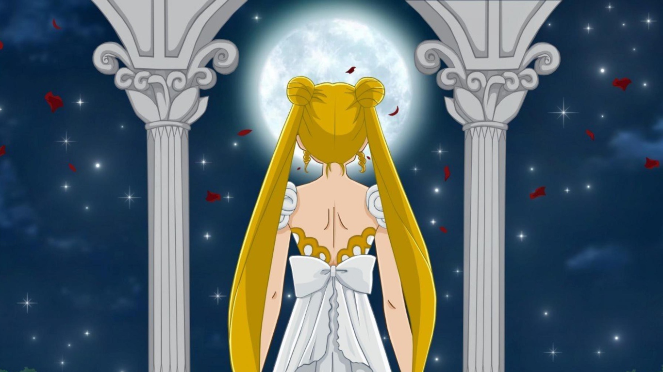 Screenshot №1 pro téma Sailormoon 1366x768