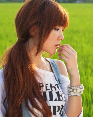 Asian Girl papel de parede para celular para iPhone 6