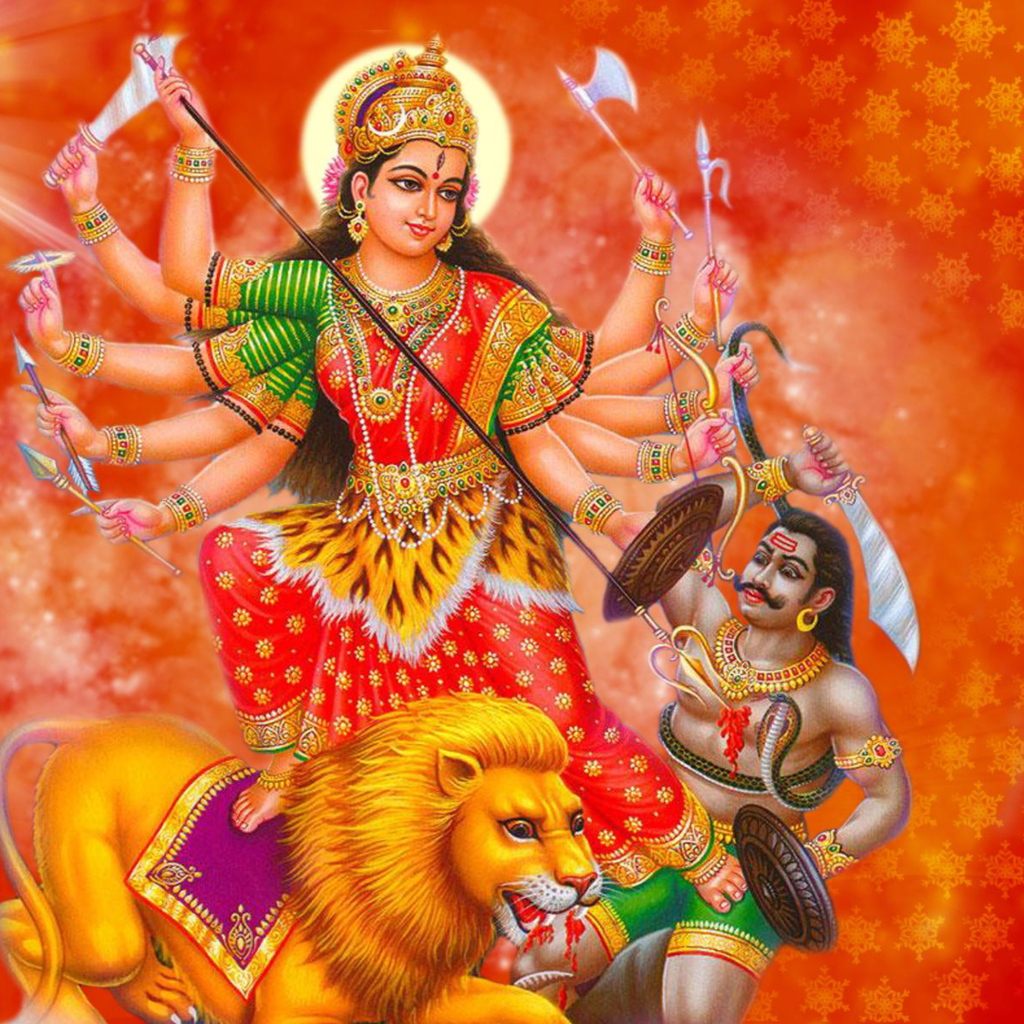 Fondo de pantalla Durga Mata 1024x1024