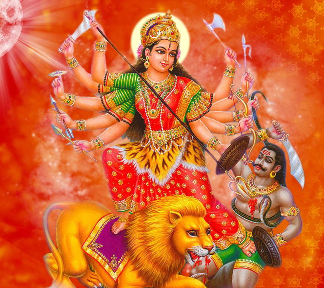 Das Durga Mata Wallpaper 1080x960