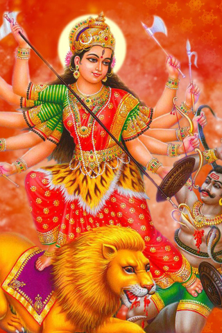 Durga Mata wallpaper 320x480