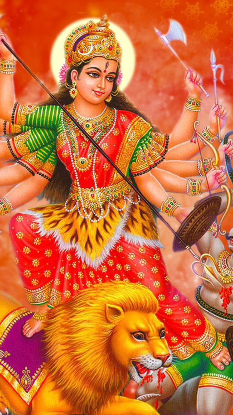 Обои Durga Mata 750x1334