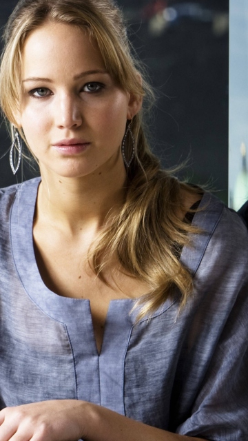 Fondo de pantalla Jennifer Lawrence Casual Style 360x640