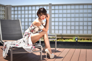 Glamour asian girl - Obrázkek zdarma pro HTC Desire
