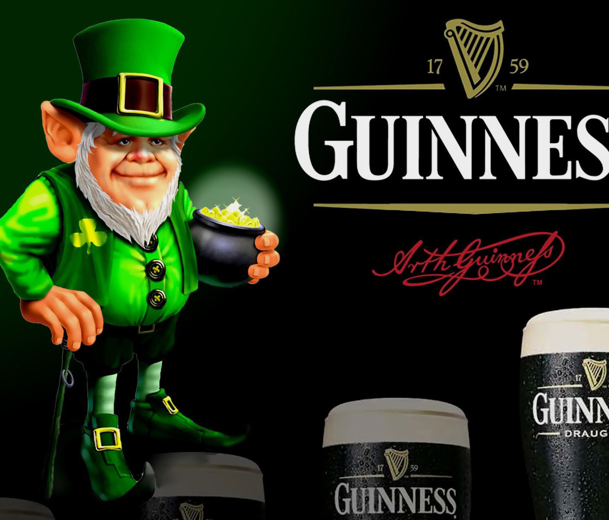 Обои Guinness Beer 1200x1024