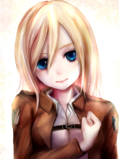 Обои Historia Reiss from Shingeki no Kyojin 480x640