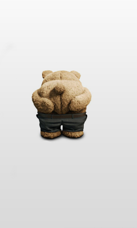 Fondo de pantalla Ted Bear 480x800