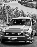 Fondo de pantalla Mustang V8 128x160