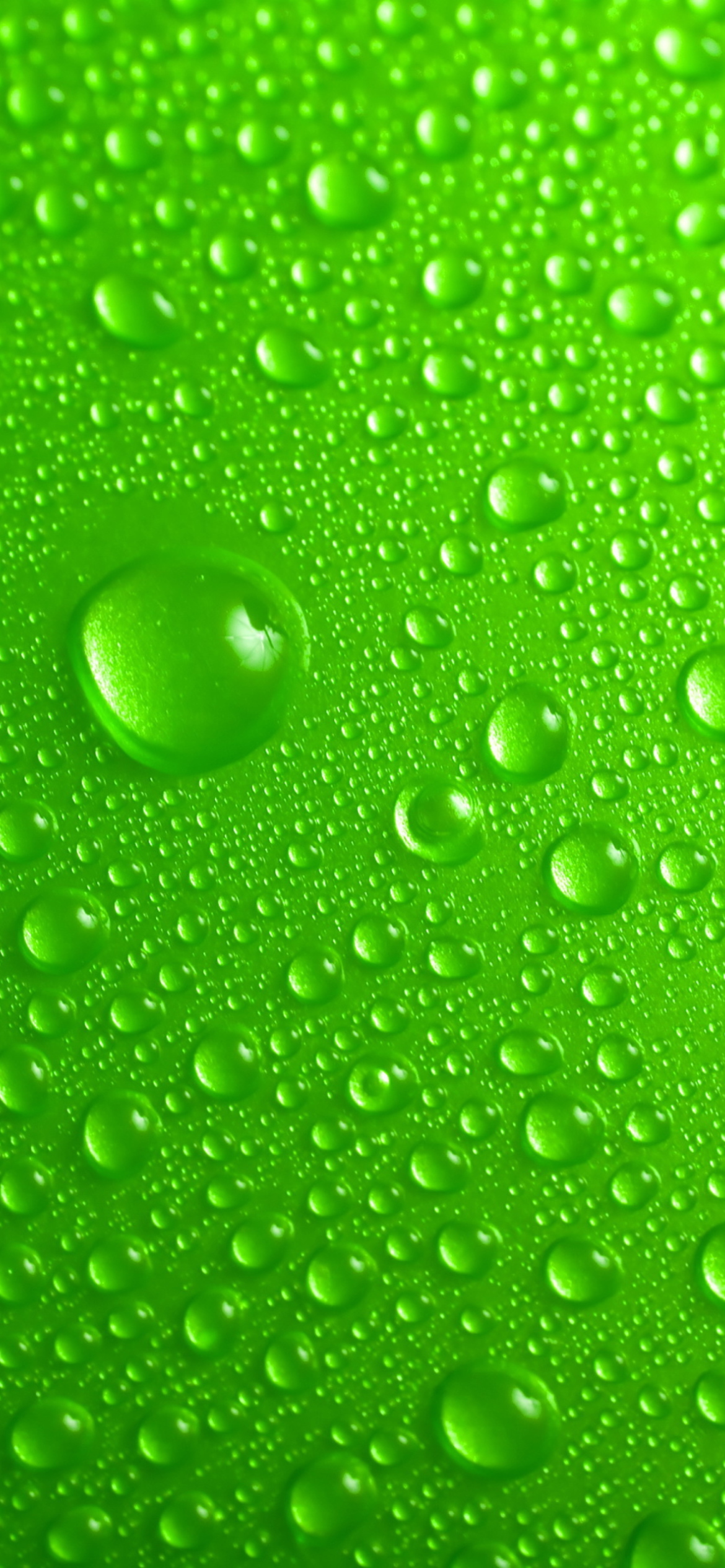 Green Water Drops screenshot #1 1170x2532