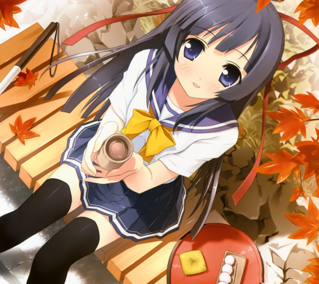 Das Anime Girl Wallpaper 1080x960