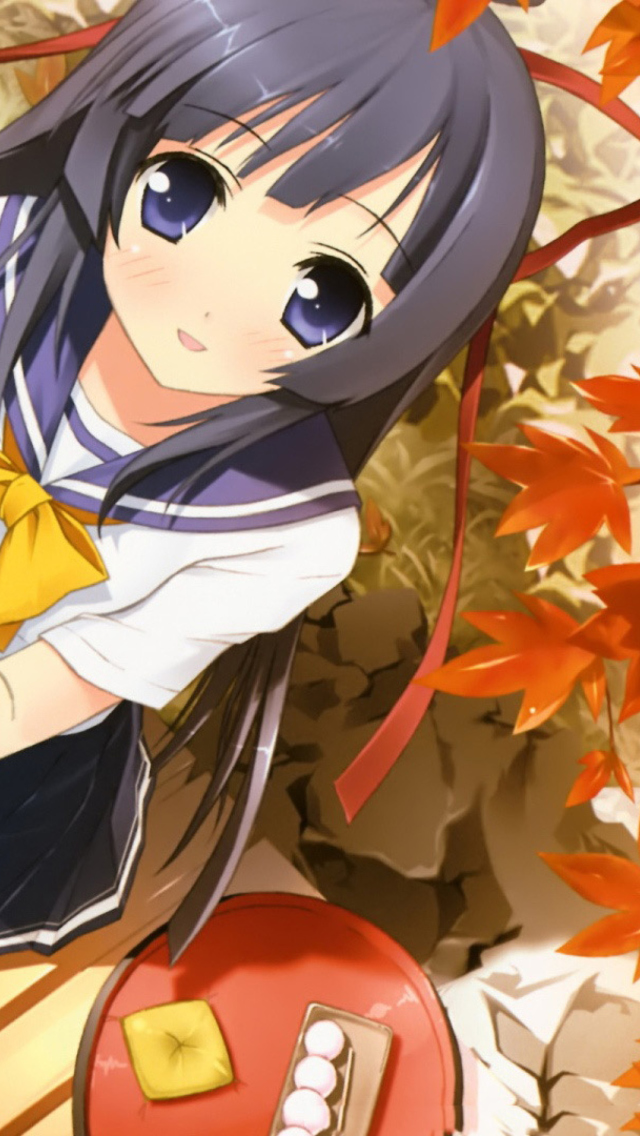 Fondo de pantalla Anime Girl 640x1136