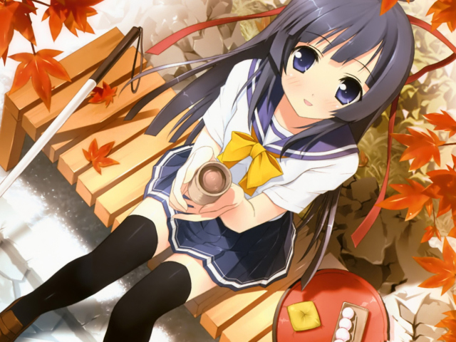 Das Anime Girl Wallpaper 640x480