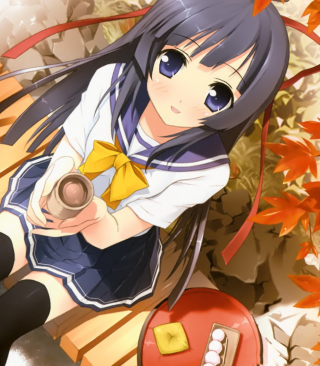 Kostenloses Anime Girl Wallpaper für Nokia C2-06