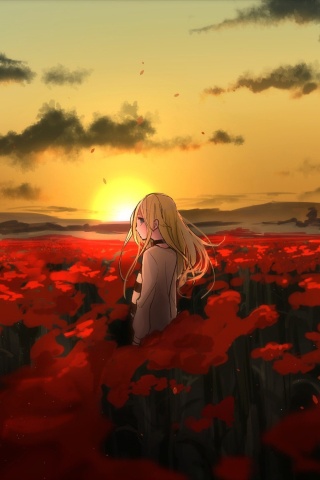 Screenshot №1 pro téma Satsuriku Anime Girl 320x480