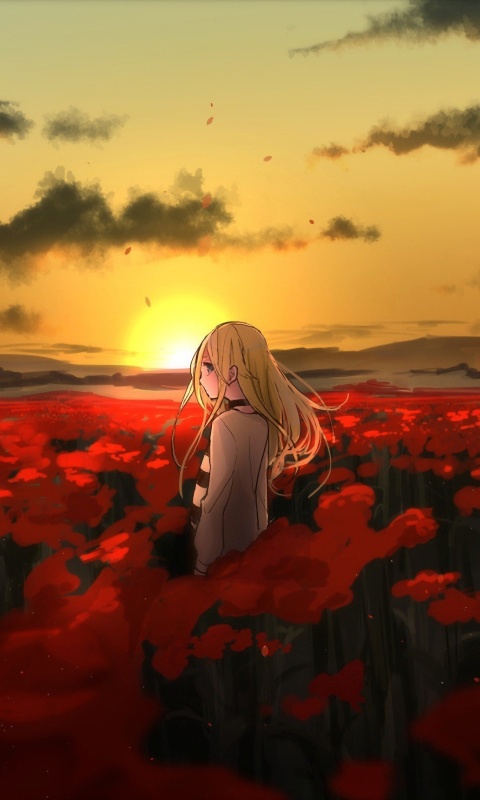 Screenshot №1 pro téma Satsuriku Anime Girl 480x800