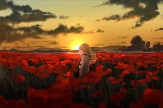 Satsuriku Anime Girl - Obrázkek zdarma pro Fullscreen Desktop 800x600