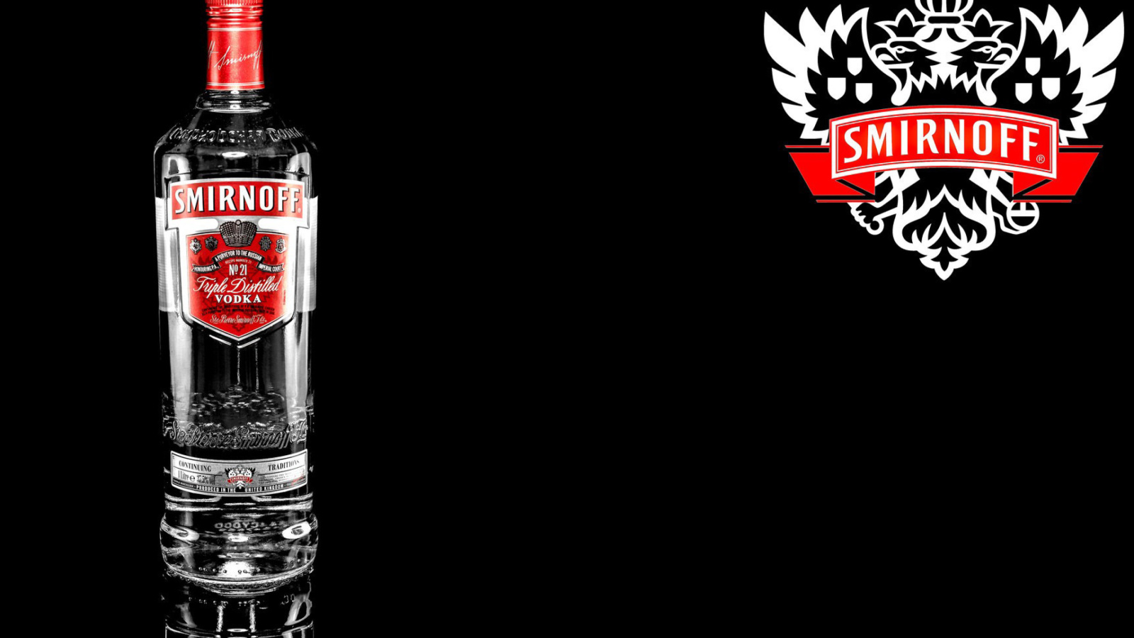 Fondo de pantalla Smirnoff Vodka 1600x900