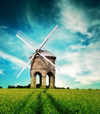 Old Mill In Field - Fondos de pantalla gratis para Nokia Lumia 800