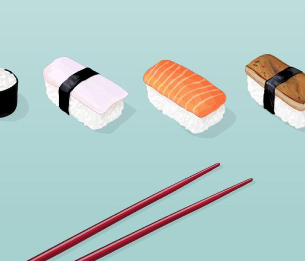 Fondo de pantalla Sushi Lunch 1200x1024