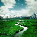 Das Mountains Wallpaper 128x128