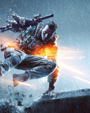Fondo de pantalla Battlefield 4 Soldier 128x160