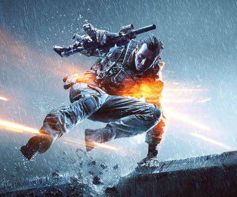 Battlefield 4 Soldier wallpaper 480x400