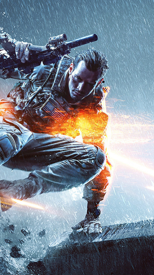 Screenshot №1 pro téma Battlefield 4 Soldier 640x1136