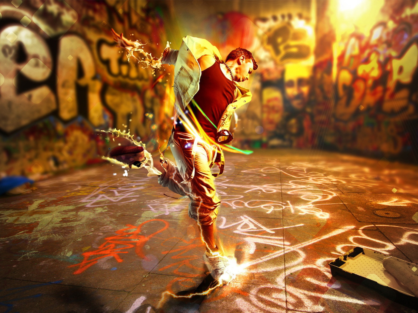 Street Dance wallpaper 1400x1050