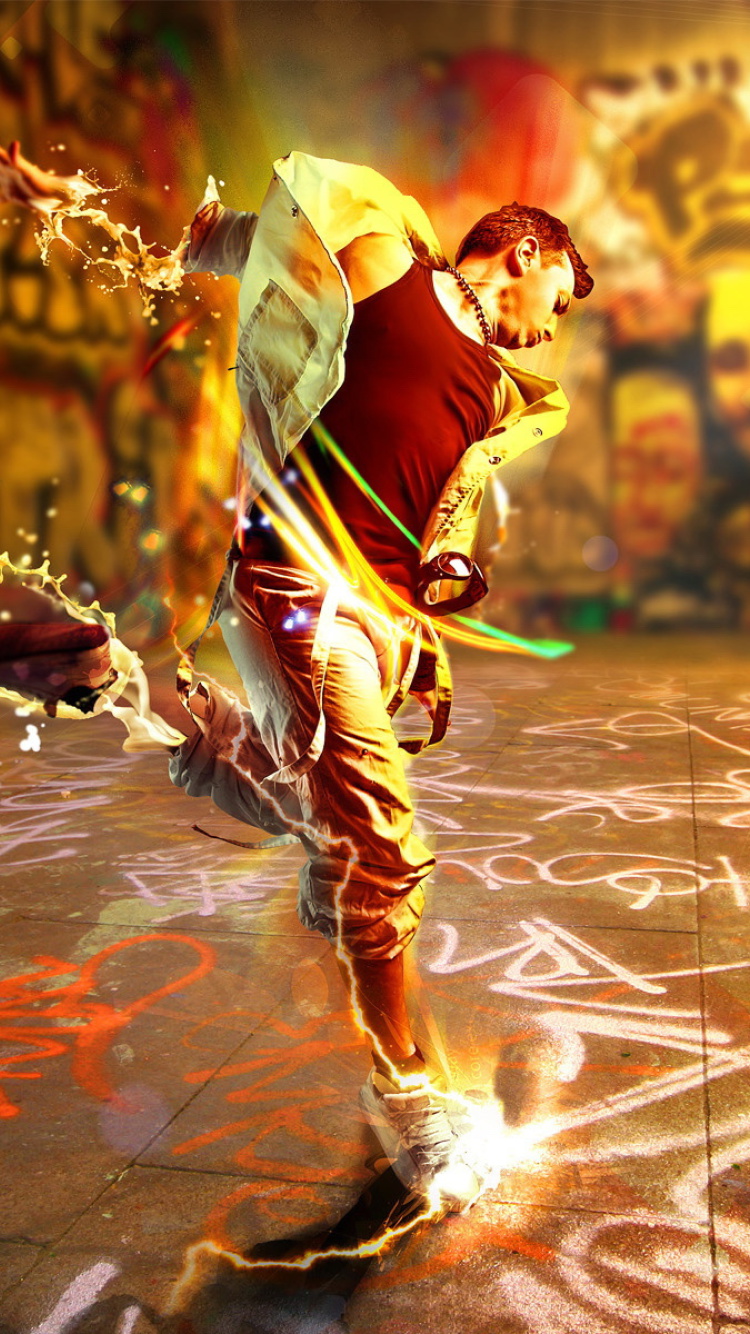 Street Dance wallpaper 750x1334