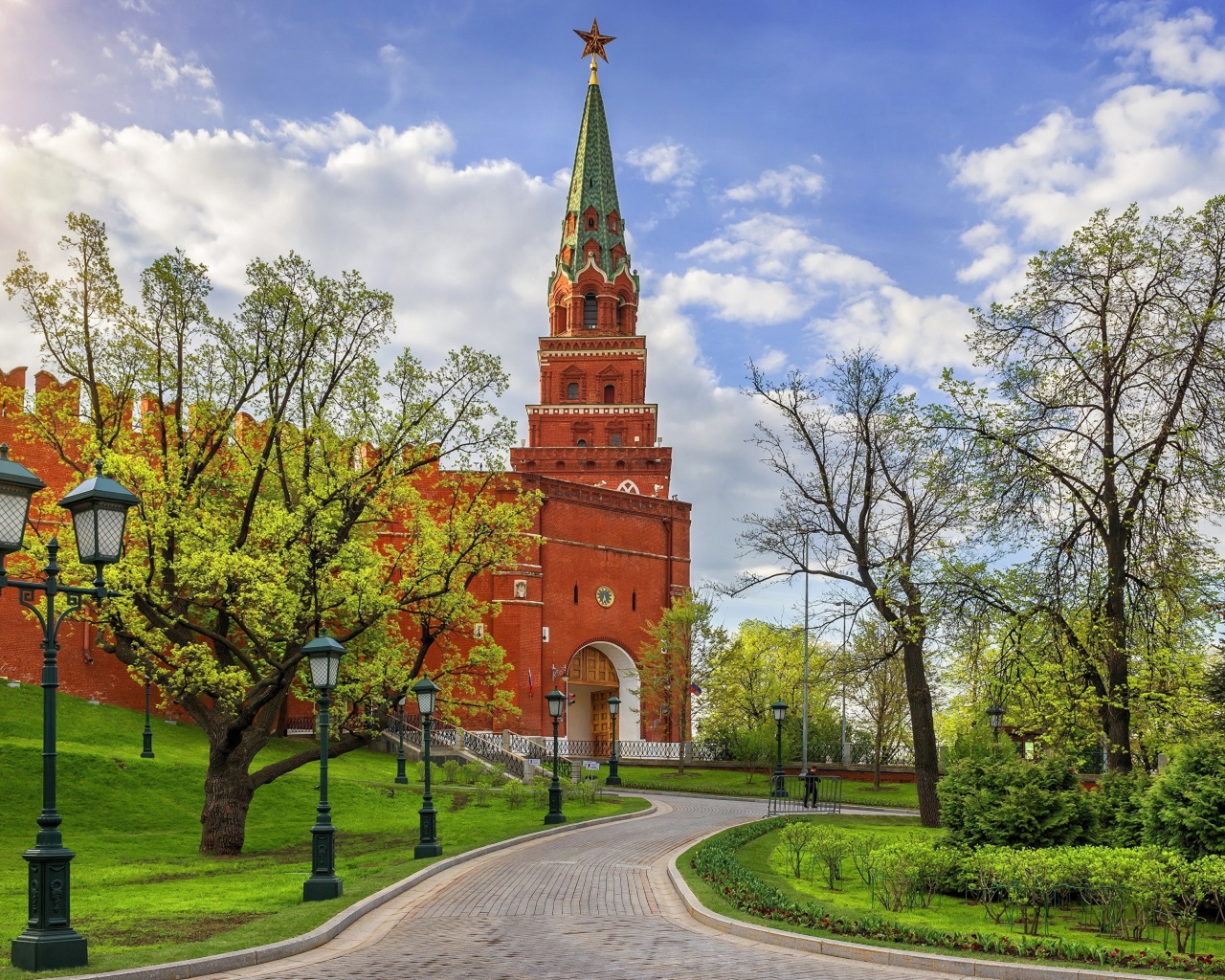 Fondo de pantalla Kremlin in Moscow and Red Square 1280x1024