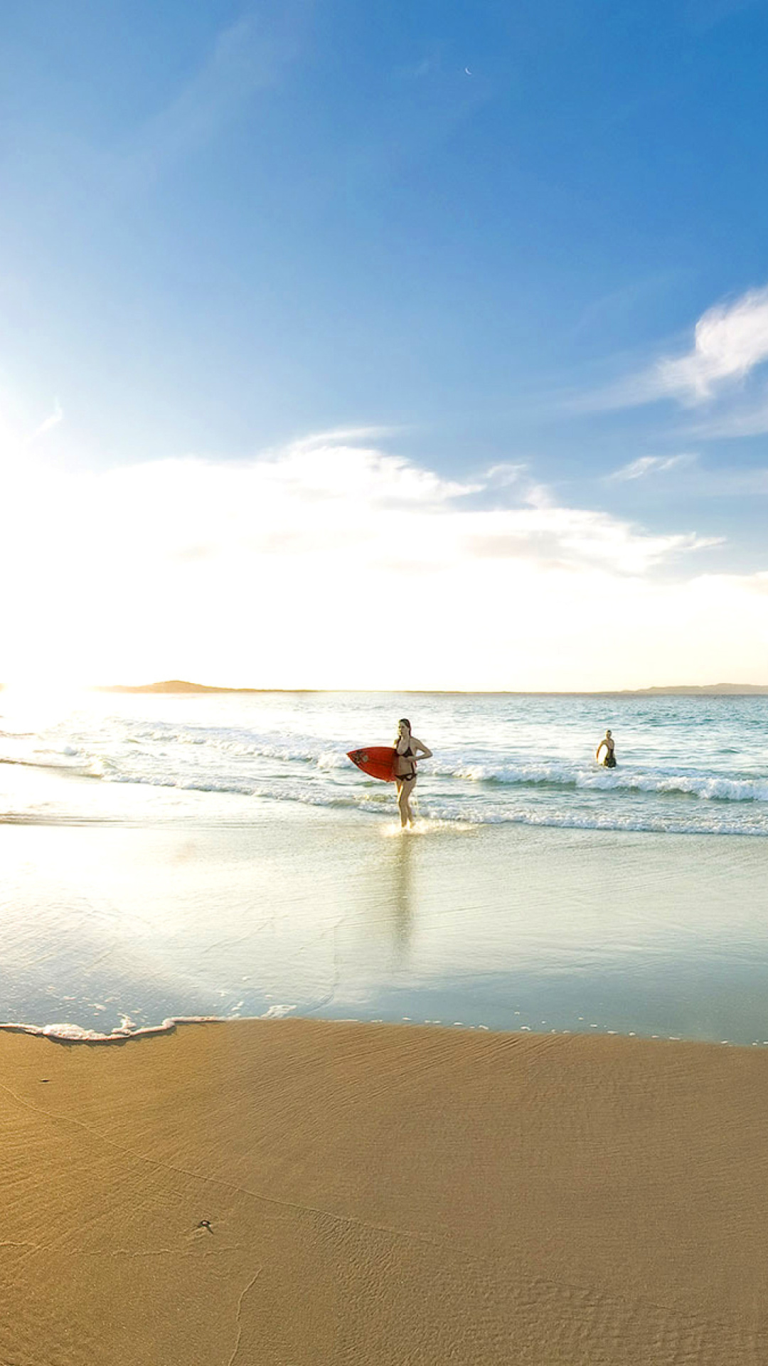 Fondo de pantalla New Smyrna, Florida - Surfers Beach 1080x1920