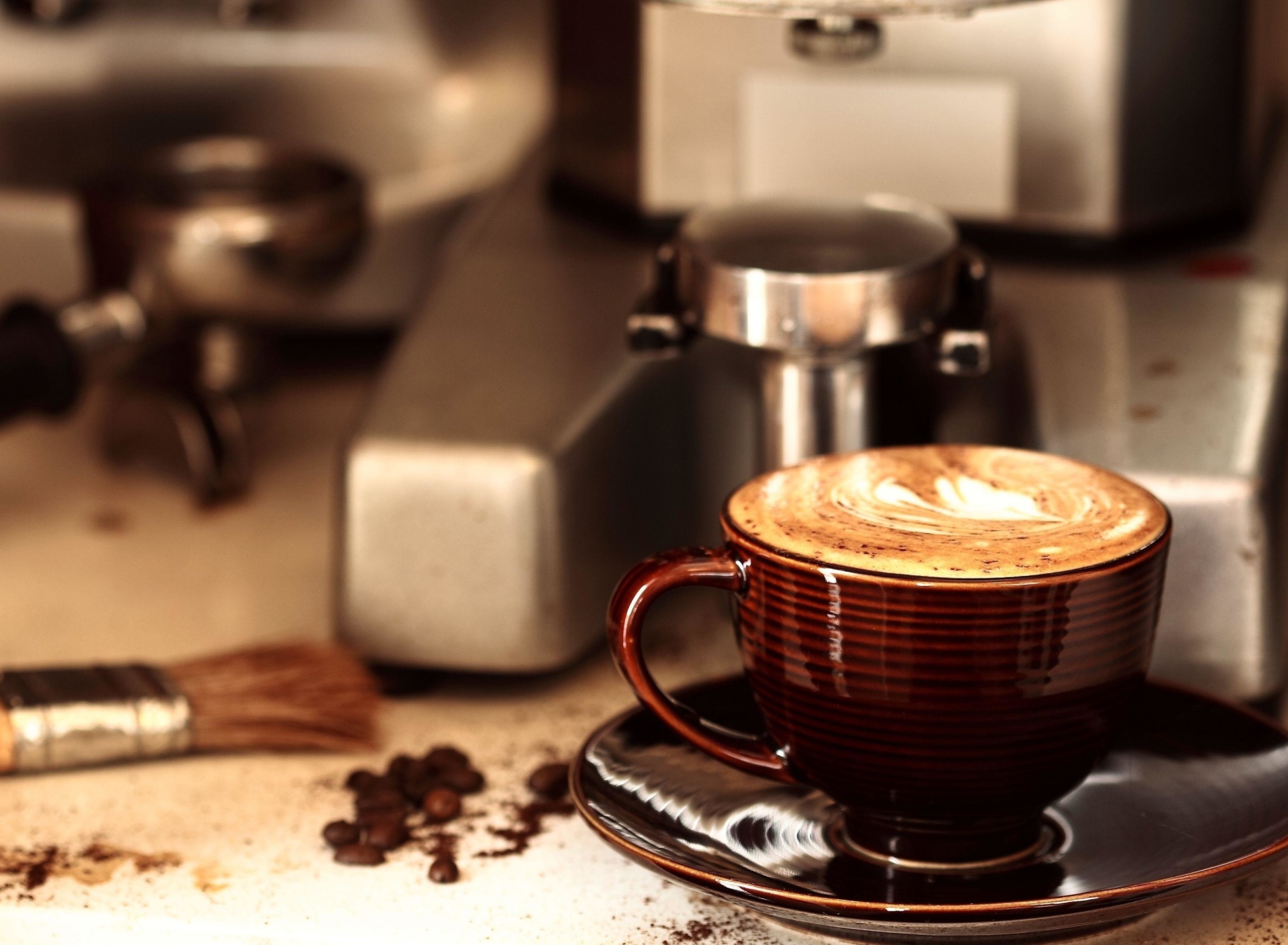 Das Coffee Machine for Cappuccino Wallpaper 1920x1408