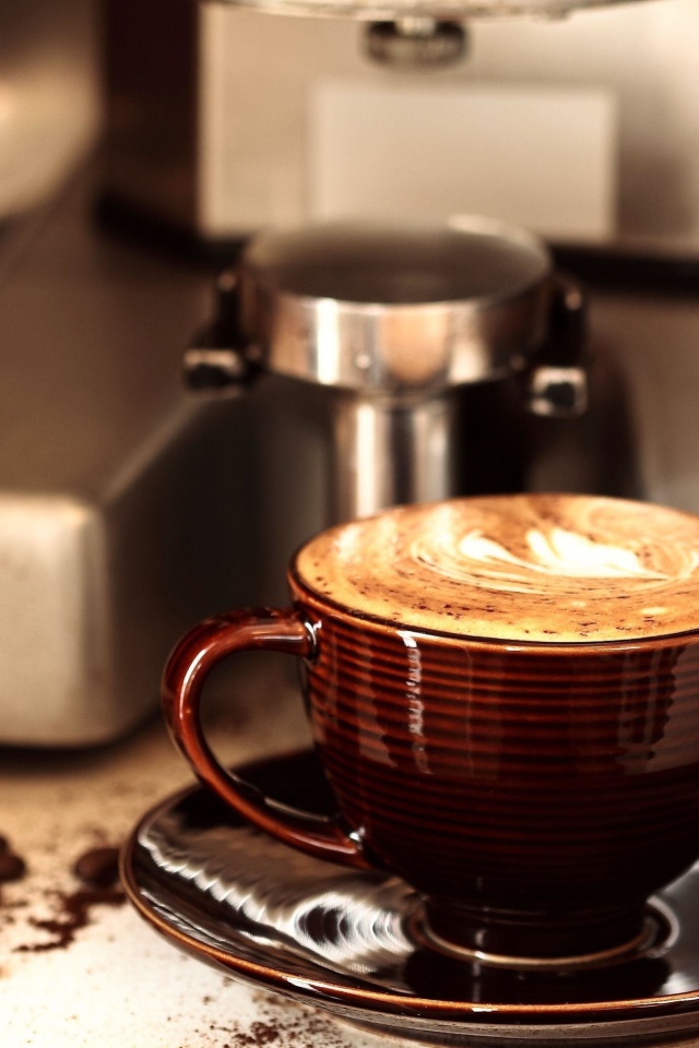 Sfondi Coffee Machine for Cappuccino 640x960
