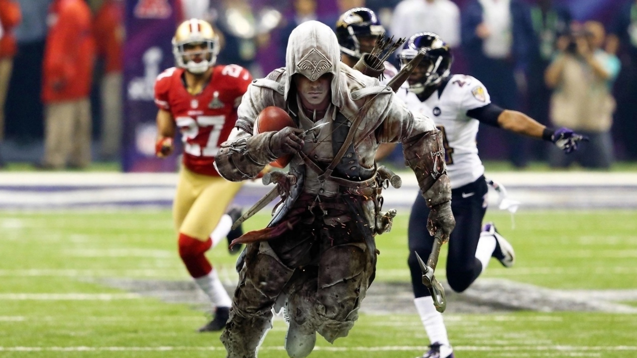 Fondo de pantalla Assassins Creed 4 Super Bowl 1280x720