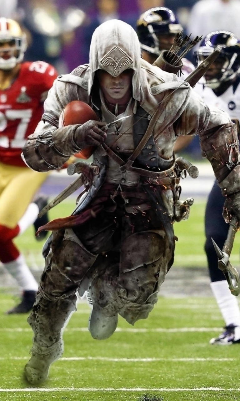 Fondo de pantalla Assassins Creed 4 Super Bowl 768x1280