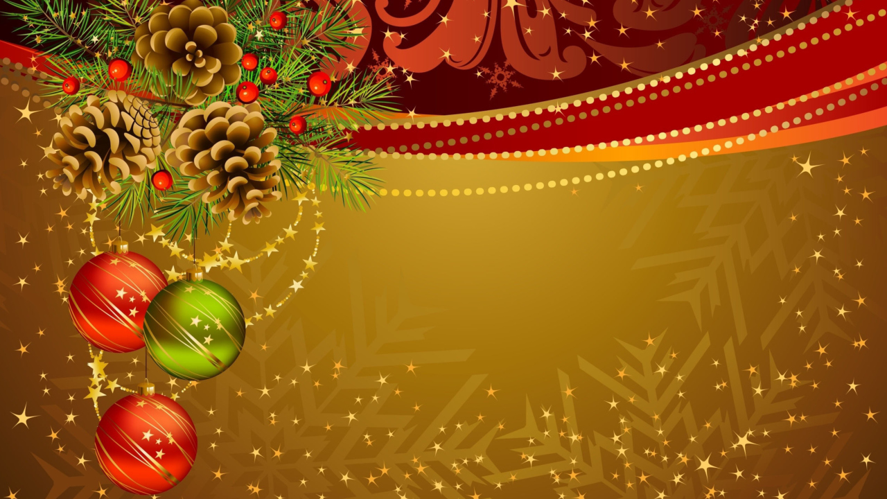 Xmas Greetings wallpaper 1280x720