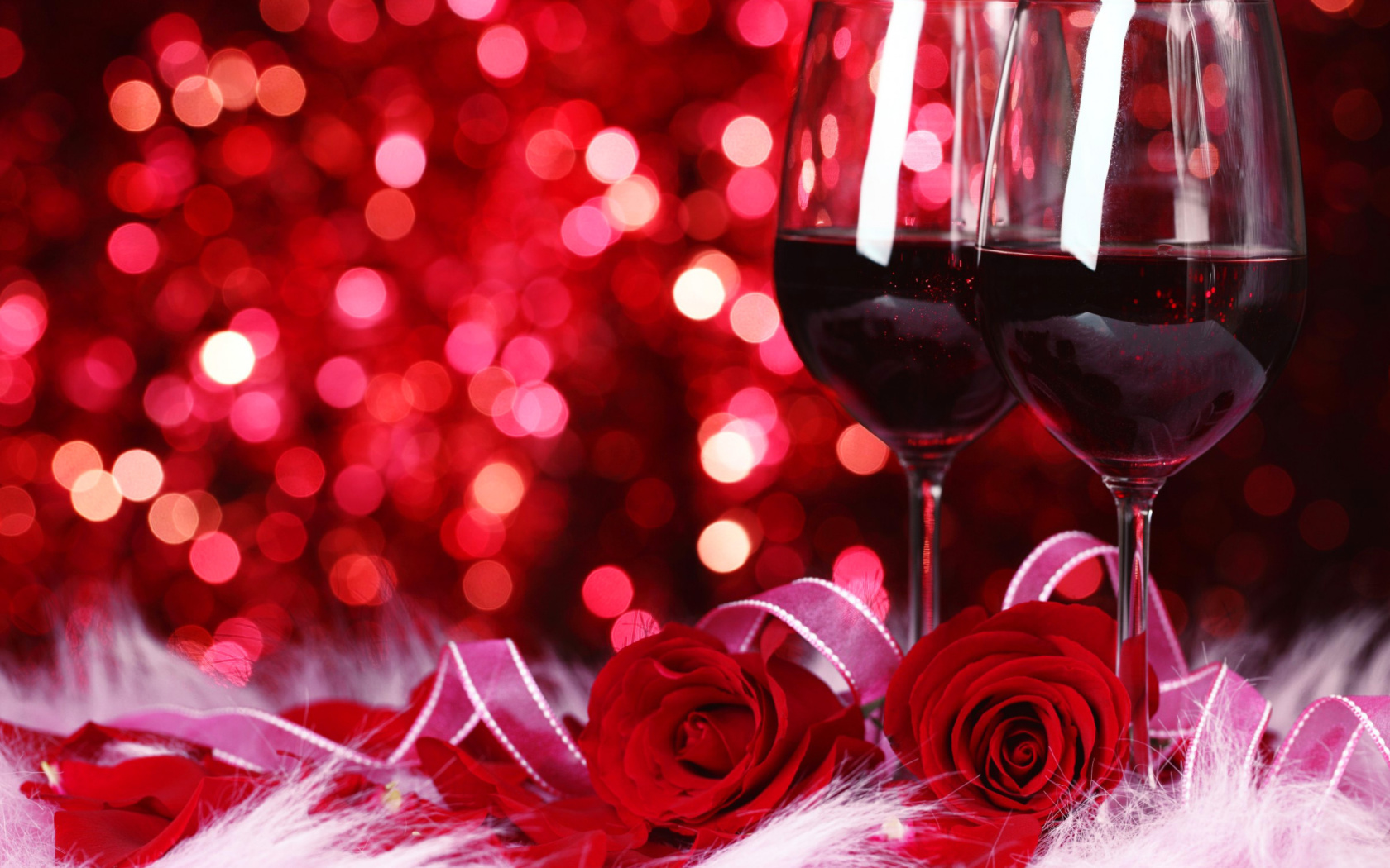Screenshot №1 pro téma Romantic Way to Celebrate Valentines Day 1680x1050