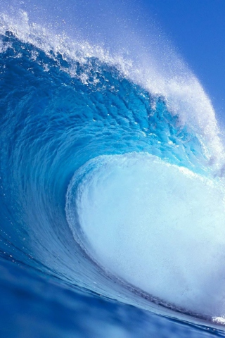 Das Surf Wave Wallpaper 320x480