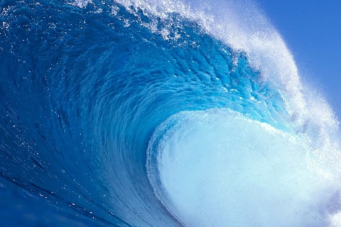 Surf Wave wallpaper 480x320