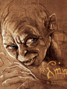 Fondo de pantalla The Hobbit Gollum Artwork 132x176