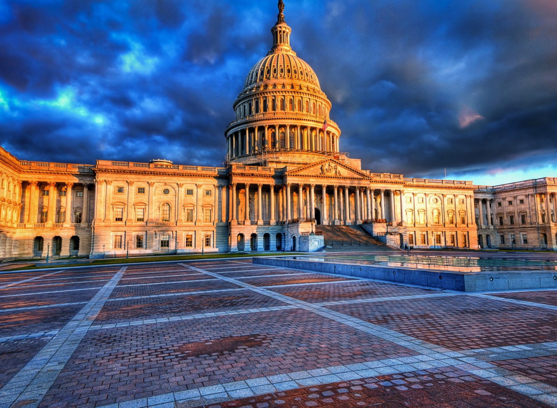 Fondo de pantalla United States Capitol in Washington DC 1920x1408