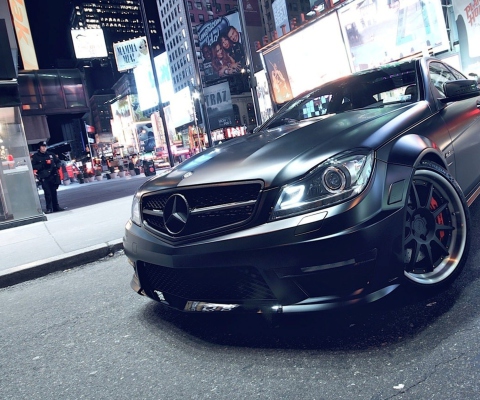 Fondo de pantalla Mercedes-Benz C63 AMG 480x400