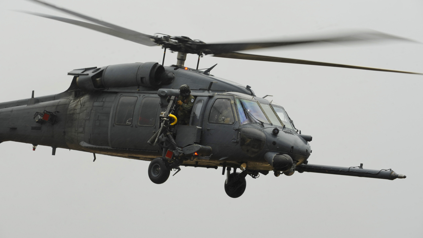 Das Helicopter Sikorsky HH 60 Pave Hawk Wallpaper 1366x768