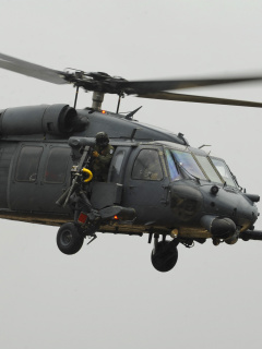 Das Helicopter Sikorsky HH 60 Pave Hawk Wallpaper 240x320