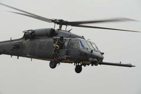 Helicopter Sikorsky HH 60 Pave Hawk wallpaper 480x320