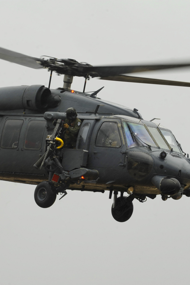 Helicopter Sikorsky HH 60 Pave Hawk wallpaper 640x960