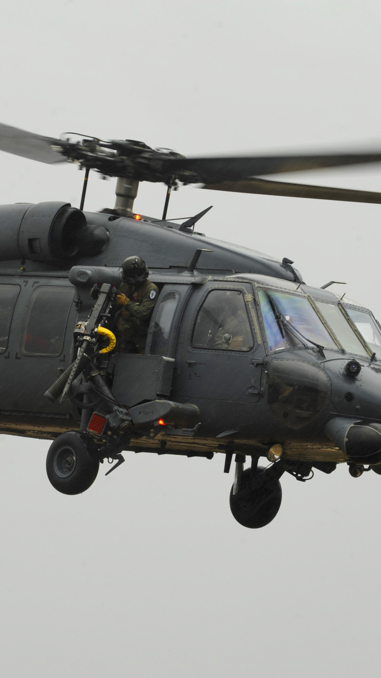 Helicopter Sikorsky HH 60 Pave Hawk wallpaper 750x1334
