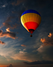 Das Colorful Air Balloon Wallpaper 176x220