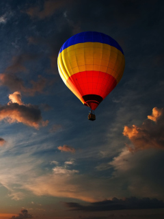 Screenshot №1 pro téma Colorful Air Balloon 240x320