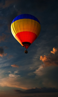 Screenshot №1 pro téma Colorful Air Balloon 240x400